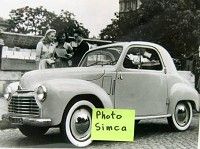 Cliquez ici pour consulter la fiche d�taill� de   SIMCA SIX SUR LES QUAIS   PHOTO 
